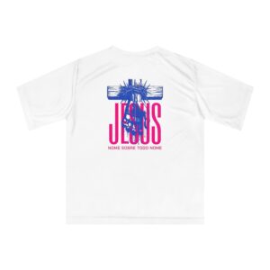 unisex athletic t shirt with inspirational jesus design, gym wear, faith based gift, workout apparel, christian fashion, motivational [...]